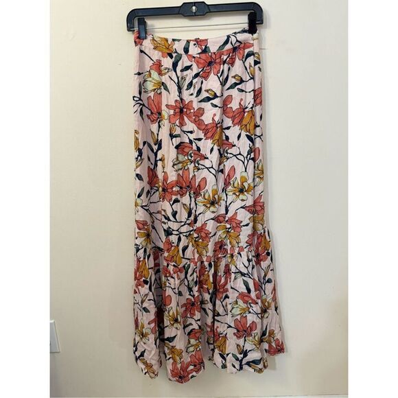 Free People Smooth Sailing Floral Maxi Skirt size 0/ XS - Picture 4 of 6